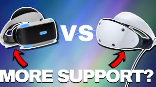 PSVR2 vs PSVR  The First Year of Support COMPARED [upl. by Nylarac733]