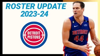 DETROIT PISTONS ROSTER UPDATE 202324 NBA SEASON  ROSTER LATEST UPDATE [upl. by Amat948]