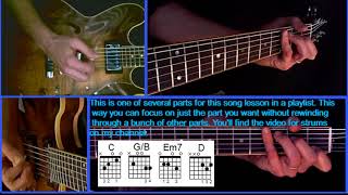 HOW TO PLAY LET THE WORSHIPERS ARISE  GUITAR LESSON  W CHORD SYMBOLS  VERSE  VIDEO 1 OF 3 [upl. by Foah]