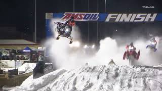 Snocross Round 2 Pro Lite Highlights  Shakopee MN [upl. by Ennail794]