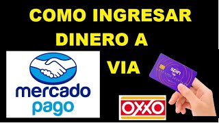 Cómo Ingresar Dinero a Nuestra Cuenta de Mercado Pago de Mercado Libre Vía Tarjeta Spin By OXXO [upl. by Netsuj839]