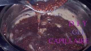 DIY UN GEL COIFFANT 100 NATUREL POUR CHEVEUX CREPUS ET BOUCLES  FLAXSEED GEL [upl. by Ykciv]