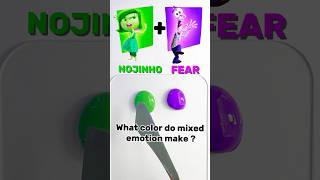 What color do mixed emotions make insideout2 art colormixing colors satisfying shorts cute [upl. by Salokin]