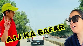 Ajj ka safar  ghar se ghar tak   humi siddiqui   daily vlog   on the way [upl. by Atiuqehc]