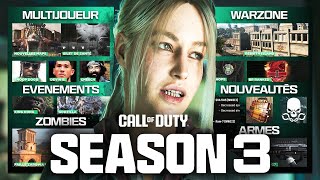 La Saison 3 Dévoilée en Avance pour Modern Warfare 3 amp Warzone Nouvelles Armes Rebirth Island [upl. by Gensmer]