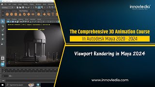 Maya Course  How to use Viewport Rendering in Maya 2024 [upl. by Apple]