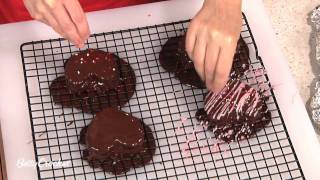 How To Make Heart Shaped Chocolate Brownies with Betty Crocker [upl. by Noxid803]