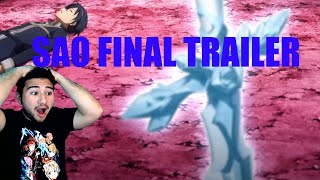 Sword Art Online Alicization War of Underworld Part 2 Trailer  Official PV 3 REACTION IMMA CRY BRB [upl. by Euqinommod]