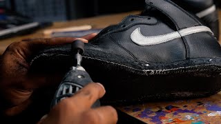 Sneaker Restoration Limited Edition Nike Dunks [upl. by Hiett]