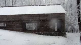 Walking up to the Messer Barn snowing Pt 2 [upl. by Jaquenette]