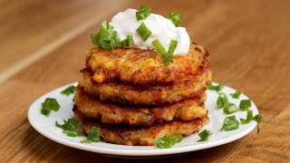 Cheddar Corn Fritters [upl. by Orodoet]