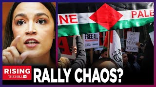 AOC AGREES with Conservatives SLAMS ProPalestinian Rally in NYC ‘Bigotry’ ‘Callousness’ Rising [upl. by Otsenre]