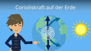 Corioliskraft  Auswirkungen auf der Erde Drehbewegungen aus der Physik einfach erklärt [upl. by Ladnik]