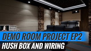 Projector Hush Box Cooling and Rough Wiring  Home Theater Build  EP 2 [upl. by Silvana]