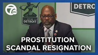 Detroit police commissioner accused of indecent conduct w prostitute resigns [upl. by Pacheco170]