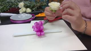 How to Create a Corsage with Bow [upl. by Llednahs]