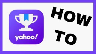 How To Use Yahoo Fantasy Tutorial [upl. by Nonnad]