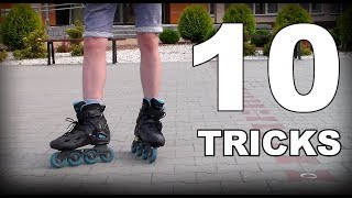 10 TRICKS THAT WILL MAKE YOU A BETTER SKATER  How to rollerblade  inline skating tricks [upl. by Wight]