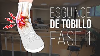 Esguince de tobillo 🦶🏻 ejercicios y recomendaciones para los primeros dias FASE 1 [upl. by Harwin]