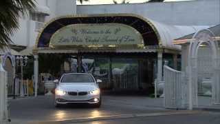 BMW 4er Cabrio F33 on location in Las Vegas Fahraufnahmen [upl. by Eira]