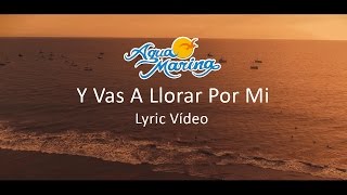 Agua Marina  Y Vas A Llorar Por Mi Vol14 Lyric Video [upl. by Huberto613]