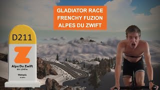 COURSE FRENCHY FUZION  Alpes du zwift  Cat A [upl. by Yhtamit]