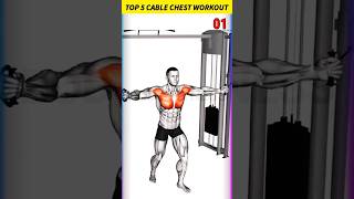 top 5 chest workout exercise workout chestworkout chestday chestexercises sports shorts gym [upl. by Walston]