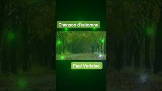 Chanson d automne  Verlaine [upl. by Adnovaj]