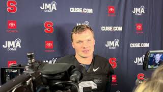 Kyle McCord Press Conference  Spring Practice 1 [upl. by Shetrit]