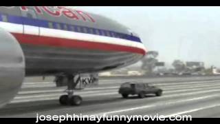 American Airlines Emergency Landing in Expressway amazing  Funny video [upl. by Norvil246]