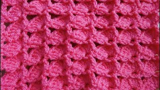 Fan Crochet Stitch  Right Handed Crochet Stitch Tutorial [upl. by Rodgiva640]