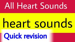 Heart sounds [upl. by Loni]