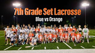 7th Grade Lax Blue vs Orange [upl. by Joerg550]