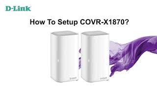 Setup Video COVRX1870 Series  COVRX1870 COVRX1872 COVRX1873 [upl. by Annenn]