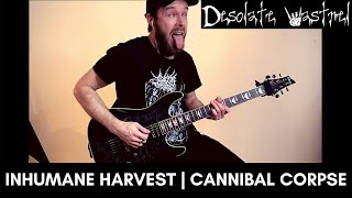 Inhumane Harvest  Cannibal Corpse  GUITAR COVER [upl. by Zetrok211]