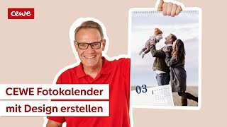 CEWE Fotokalender mit Design erstellen [upl. by Esnahc]