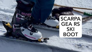 Scarpa Gea RS Ski Boot [upl. by Alene]