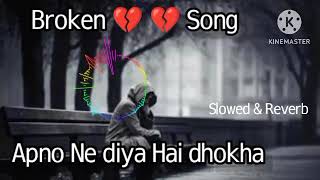 Apno ne diya hai dikha 💔 lofi song  अपनो ने दिया है  broken song 💔💔💔💔 [upl. by Wiburg]