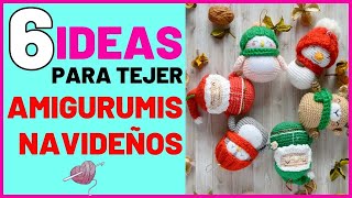 ADORNOS NAVIDEÑOS AMIGURUMI a crochet TUTORIALES EN EL CANAL [upl. by Naelopan361]