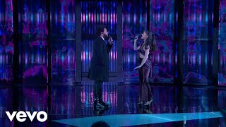 The Weeknd amp Ariana Grande – Save Your Tears Live on The 2021 iHeart Radio Music Awards [upl. by Kellia6]