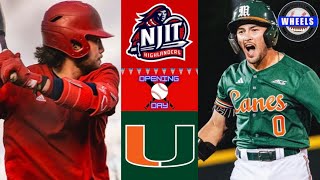 NJIT vs Miami Highlights EXCITING GAME  2024 College Baseball Highlights [upl. by Magnum]