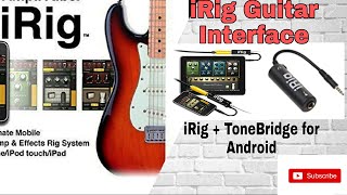 iRig Guitar Interface for AndroidiPadiPhone II iRigToneBridge Review amp Demo [upl. by Oiredised]