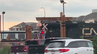 KCS Stack Train Capture At Cochrane Alberta Monday 8524 [upl. by Tennies]