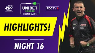 Premier League Darts Highlights  Night 16 [upl. by Ella414]