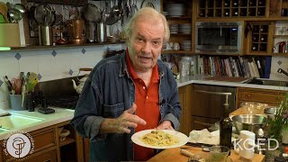 Spaghetti with anchovies  Jacques Pépin Cooking At Home  KQED [upl. by Neelloj]