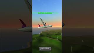 Turboprop flight simulator crash avaition [upl. by Kreit]