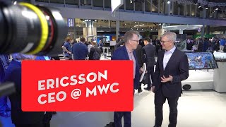 Ericsson CEO Talks 5G 4G MampA amp More [upl. by Ecinaej]