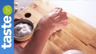 Learn how to peel chop and crush garlic  tastecomau [upl. by Delly362]