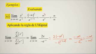 FORMAS INDETERMINADAS LHOPITAL PARTE II E3 [upl. by Eugeniusz]