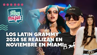 Los Latin Grammy 2024 se realizan en noviembre en Miami [upl. by Iliak368]